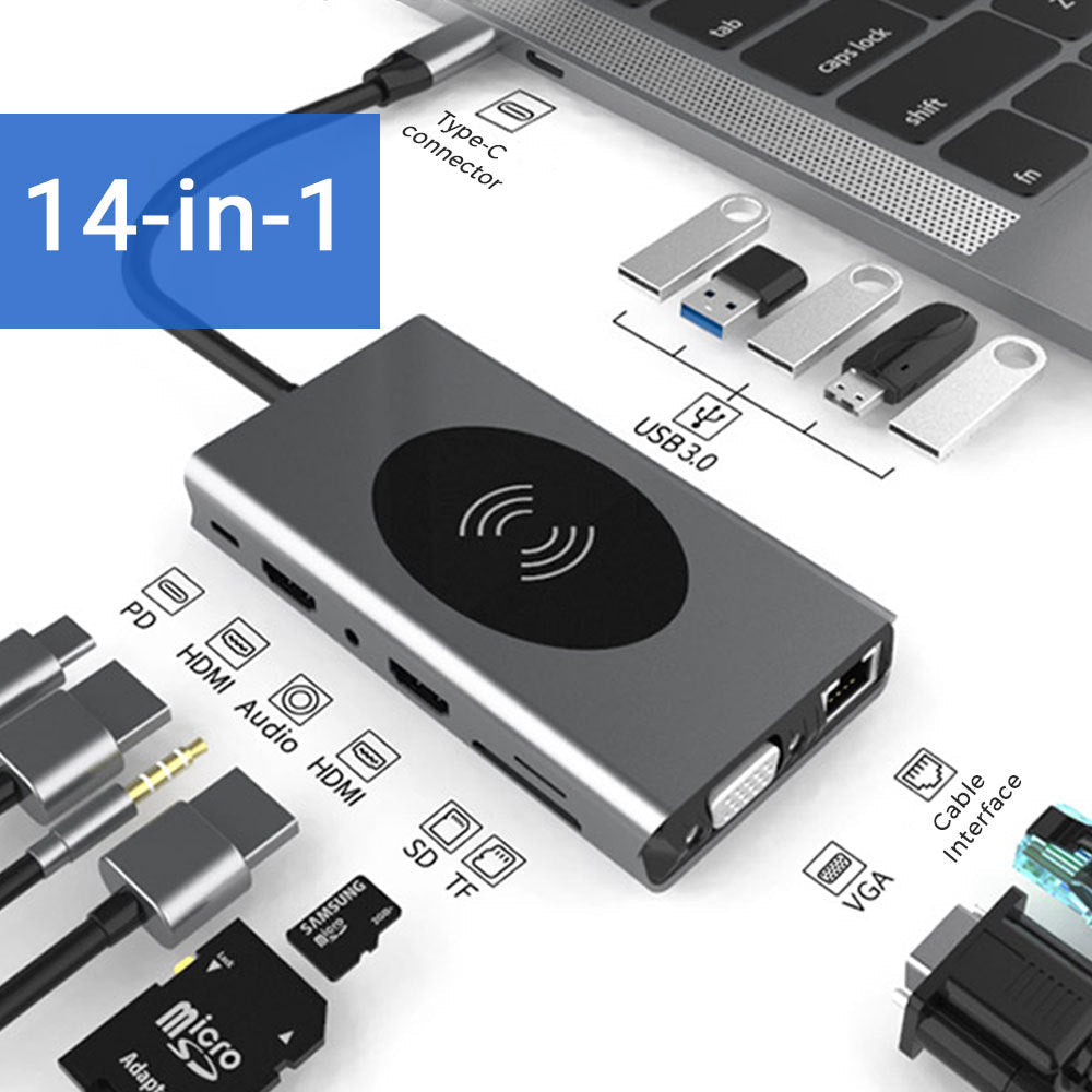 HUB pour ordinateur portable TYPE-C