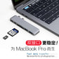 Compatible with Apple, New MACBOOK double head usb3.0 type-c hub reader docking station hub